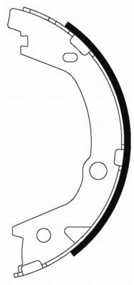 TEXTAR Bremsbackensatz, Feststellbremse