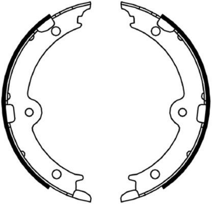 TEXTAR Bremsbackensatz, Feststellbremse