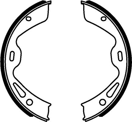 TEXTAR Bremsbackensatz, Feststellbremse