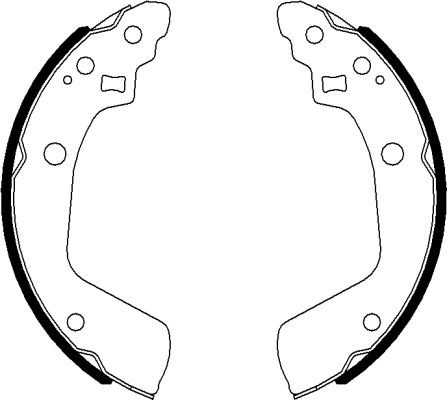 TEXTAR Bremsbackensatz