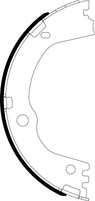 TEXTAR Bremsbackensatz, Feststellbremse