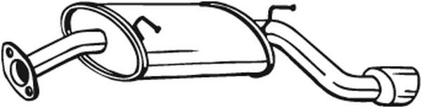 BOSAL Endschalldämpfer