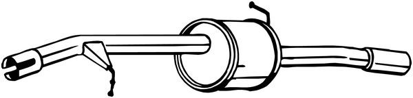 BOSAL Endschalldämpfer