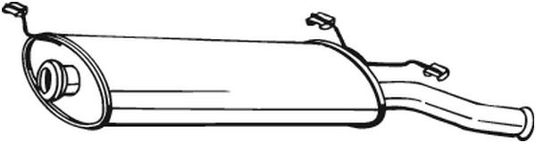 BOSAL Endschalldämpfer