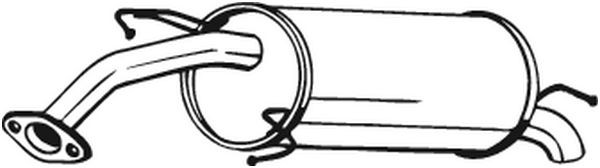 BOSAL Endschalldämpfer