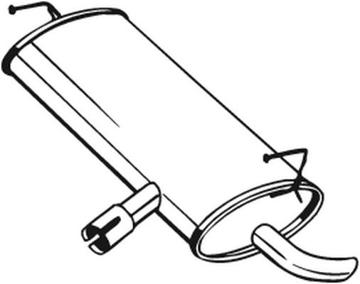 BOSAL Endschalldämpfer