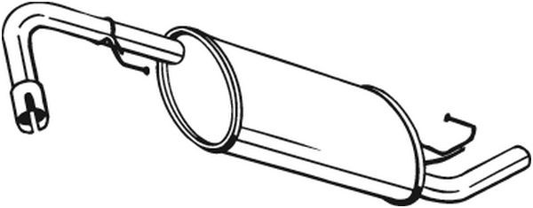 BOSAL Mittelschalldämpfer