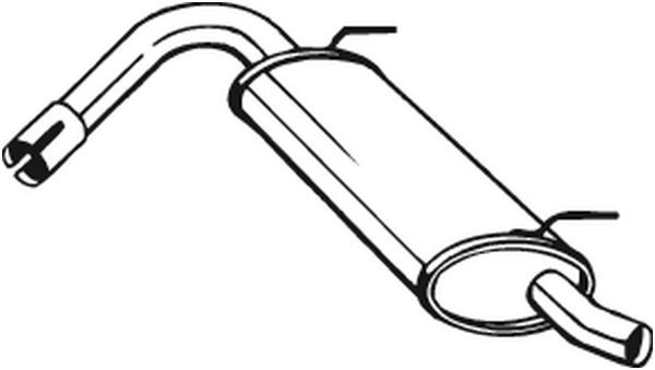 BOSAL Endschalldämpfer