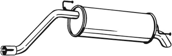 BOSAL Endschalldämpfer