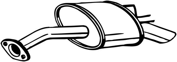 BOSAL Endschalldämpfer