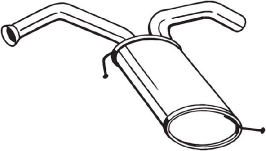 BOSAL Endschalldämpfer