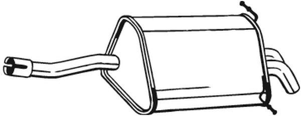 BOSAL Endschalldämpfer