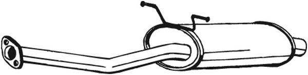 BOSAL Mittelschalldämpfer