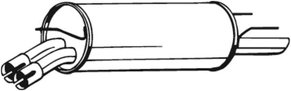 BOSAL Endschalldämpfer