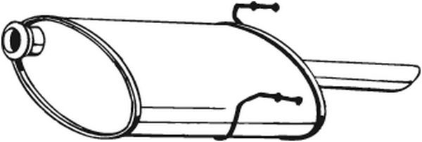 BOSAL Endschalldämpfer