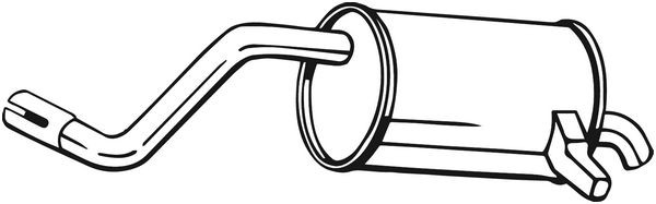 BOSAL Endschalldämpfer