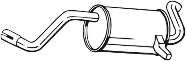 BOSAL Endschalldämpfer