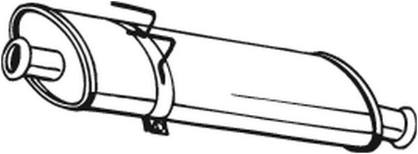 BOSAL Mittelschalldämpfer