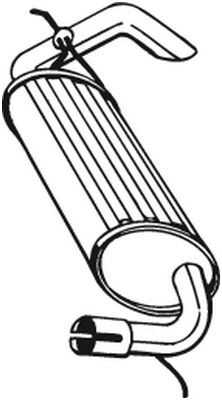 BOSAL Endschalldämpfer