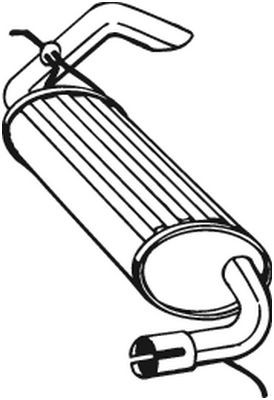 BOSAL Endschalldämpfer