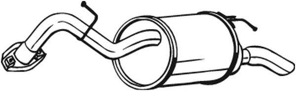BOSAL Endschalldämpfer
