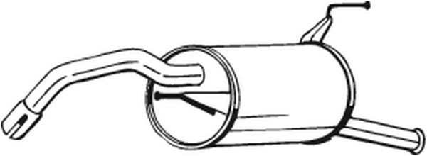 BOSAL Endschalldämpfer