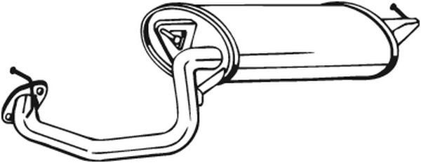 BOSAL Endschalldämpfer