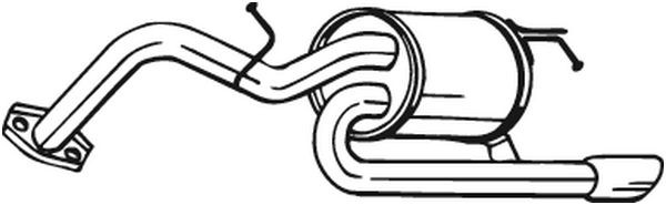 BOSAL Endschalldämpfer