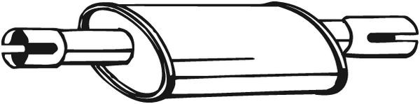 BOSAL Mittelschalldämpfer