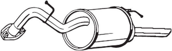 BOSAL Endschalldämpfer