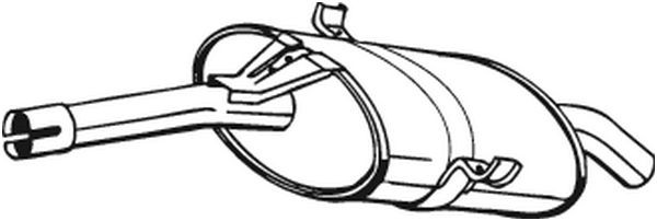 BOSAL Endschalldämpfer