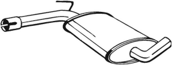 BOSAL Mittelschalldämpfer