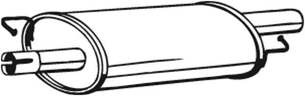 BOSAL Mittelschalldämpfer