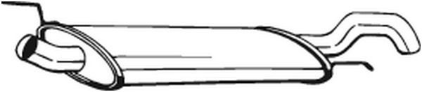 BOSAL Endschalldämpfer