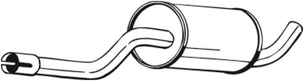 BOSAL Mittelschalldämpfer