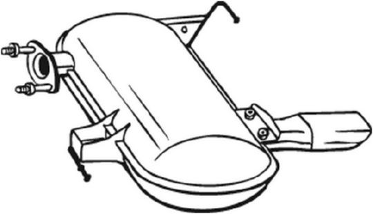 BOSAL Endschalldämpfer