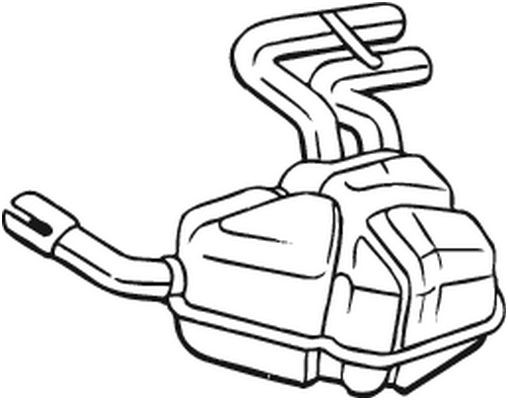 BOSAL Endschalldämpfer