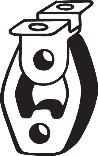 BOSAL Gummistreifen, Abgasanlage