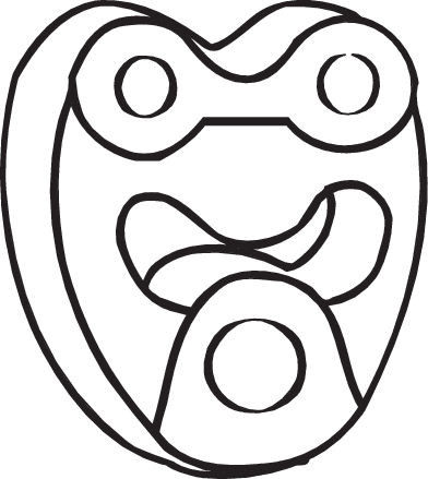 BOSAL Gummistreifen, Abgasanlage