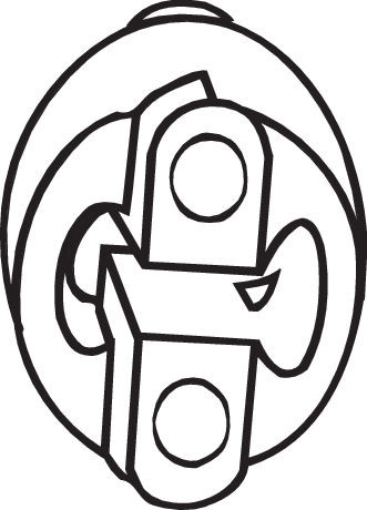 BOSAL Gummistreifen, Abgasanlage