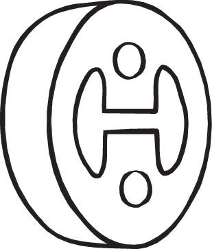 BOSAL Gummistreifen, Abgasanlage