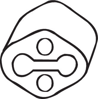 BOSAL Gummistreifen, Abgasanlage