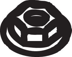 BOSAL Mutter, Abgaskrümmer