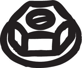 BOSAL Mutter, Abgaskrümmer