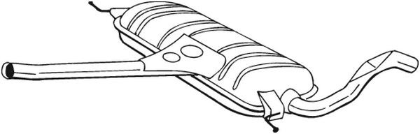 BOSAL Mittelschalldämpfer
