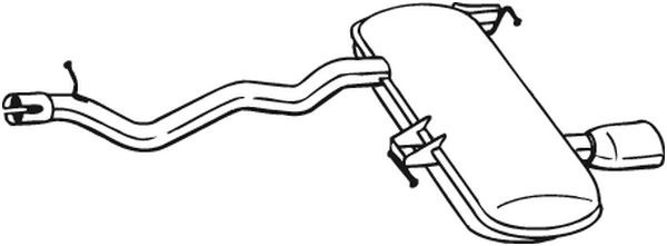 BOSAL Endschalldämpfer