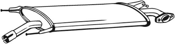 BOSAL Mittelschalldämpfer