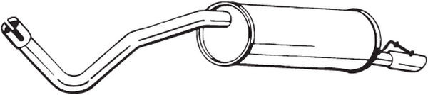 BOSAL Endschalldämpfer