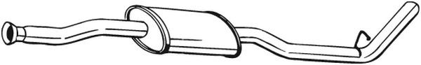 BOSAL Mittelschalldämpfer