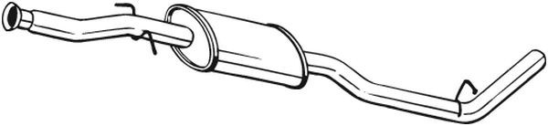 BOSAL Mittelschalldämpfer